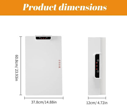 Electric Warming Tray with Adjustable Temperature,2024 New Upgrade Electric Heating Tray,Foldable Food Warmer Fast Heating